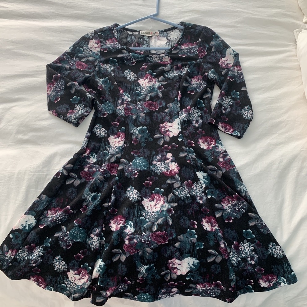Floral skater dress